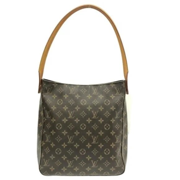 100% Authentic LOUIS VUITTON Looping M51145 Brown Monogram MI1011 Shoulder Bag - Picture 2 of 13